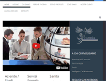 Tablet Screenshot of phoenix-srl.it